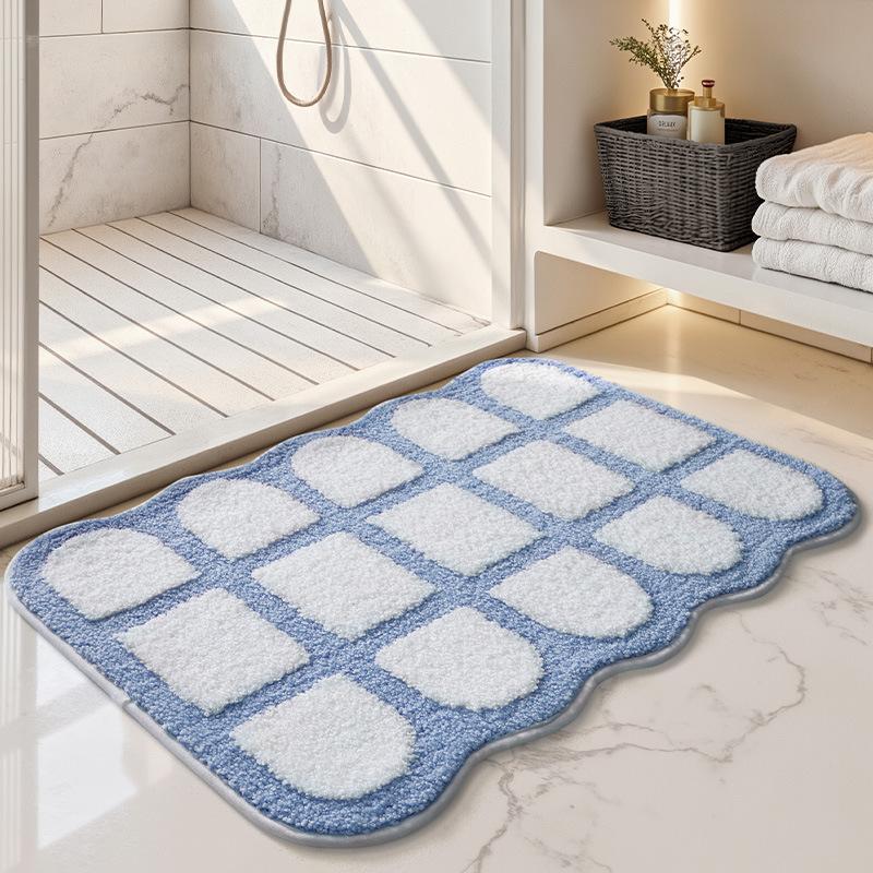Non - Slip Floor Mat, Bathroom Water - Absorbing And Thickened Type, Bathroom Carpet For Bathroom And Toilet Entrance