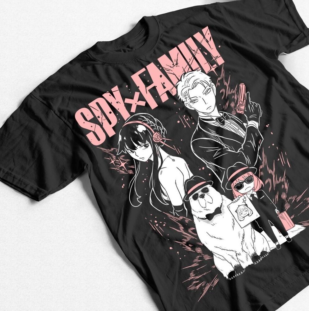 

Spy X Family T-Shirt Loid Anya Bon Forger Unisex Manga Anime Gift Shirt All Size 3XL