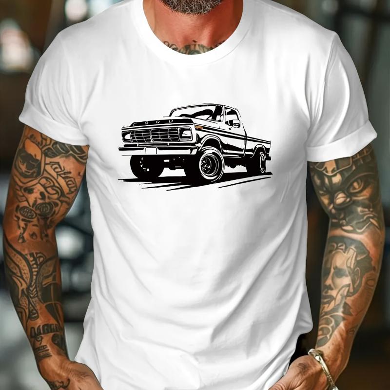 

Slim-Fit Cotton Blend Short Sleeve - Durable Breathable Casual & Active Tee XXL белый