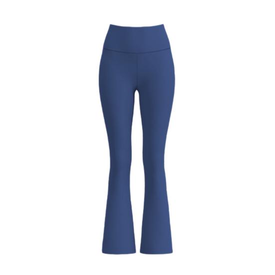 Women High Waisted Flaring Leggings Tummy Control Hip Lifting Yoga Pants Stretch No Front Seam Bell Bottoms Workout Trousers