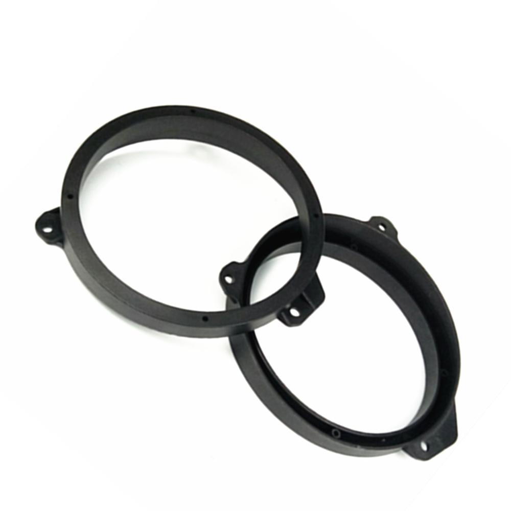 2PCS 6.5" Car Front Door Speaker Spacer Replacement Black for Subaru Forester