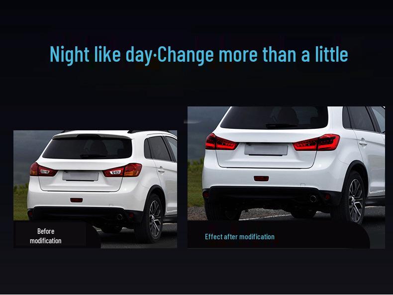 VLAND LED Tail Light Assembly for 2012-Present Mitsubishi ASX: Turn Signal & Brake Light