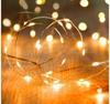 Wire Lights 50 Led Battery-Powered Colorful Wire Garland For Rgb Decoration