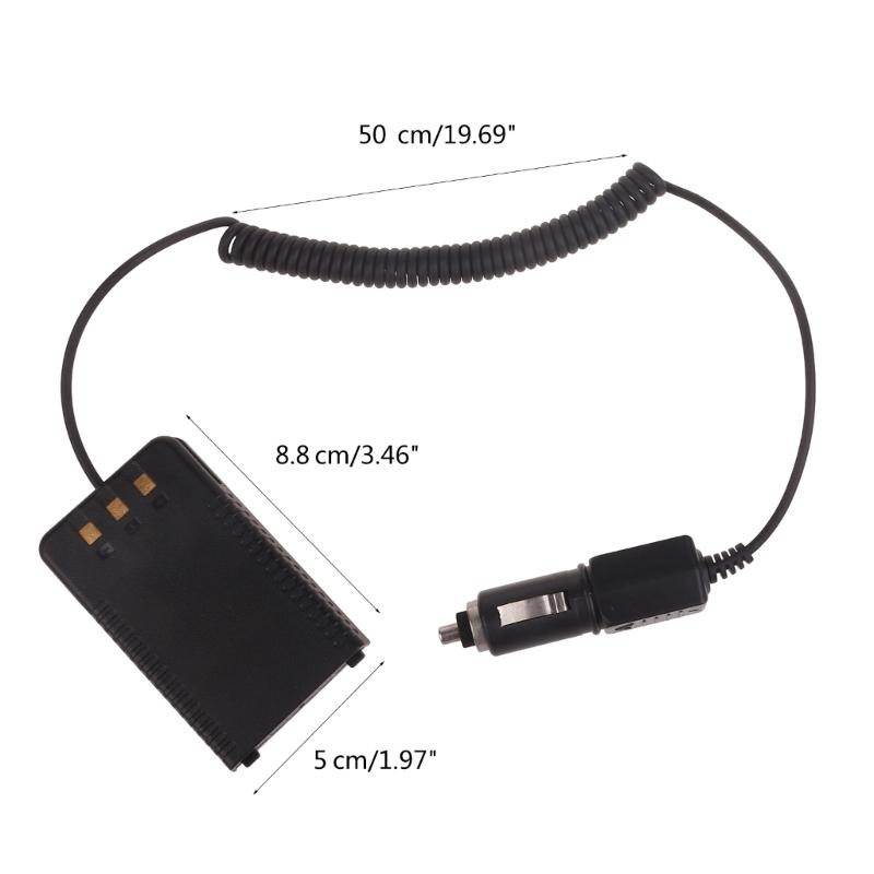 Fit for FT-25R FT-65R FT25R FT65R FT-25 FT-65 Two Way Radio Battery Eliminators Power Adapter 12V-24V SBR 25Li SBR 26Li