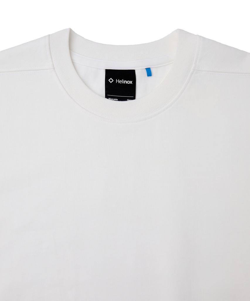 Hellinogseuweeo Dust-Dye Short Sleeve T-Shirt_White