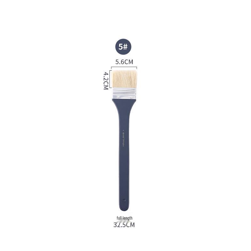 Extended Handle Boar Bristle Paint Brush for Wall and Oil Painting