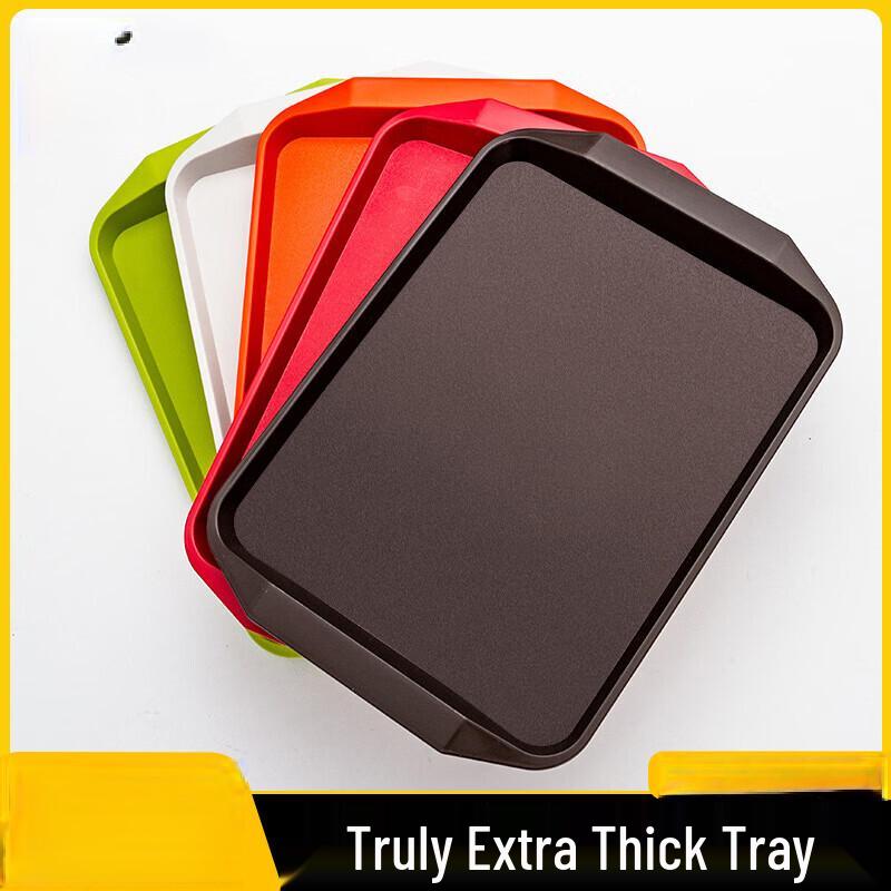 JINMEILI Melamine Rectangular Non-slip Serving Tray