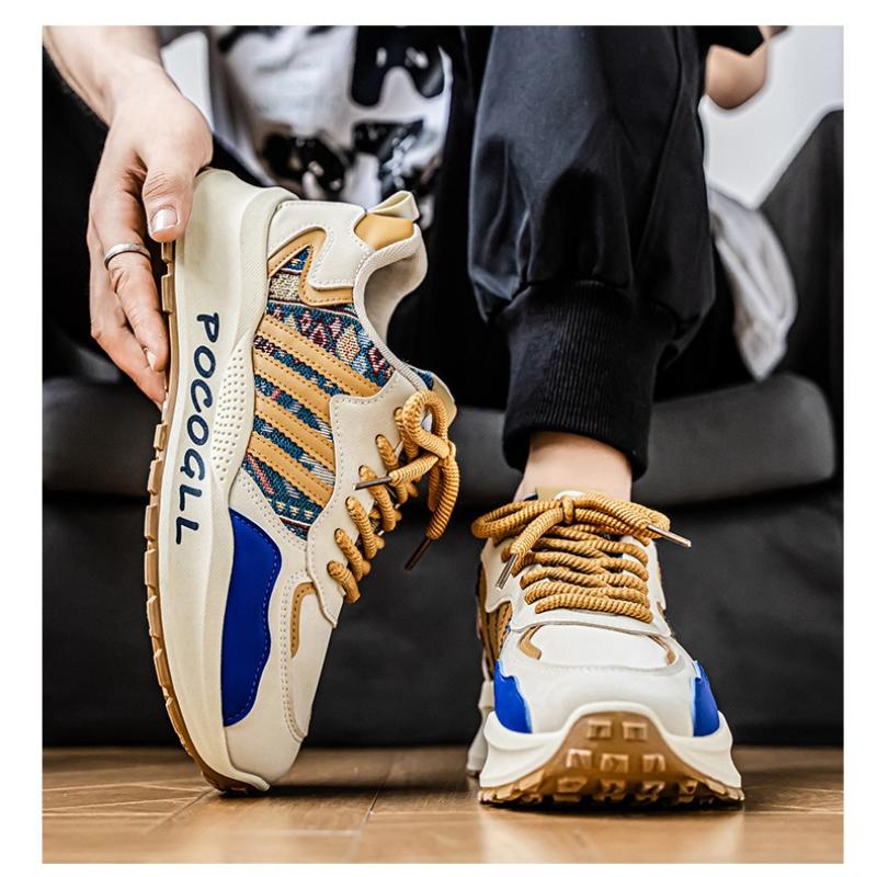 Fashion Summer 2025 New Men's Shoes Versatile Running Casual Breathable Sneakers for Teenagers Soft Soles Anti-slip Sports Shoes
