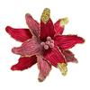 Vibrant Colors Festive Glitter Flower Faux Velvet Christmas Tree Wreath  Wedding Decor