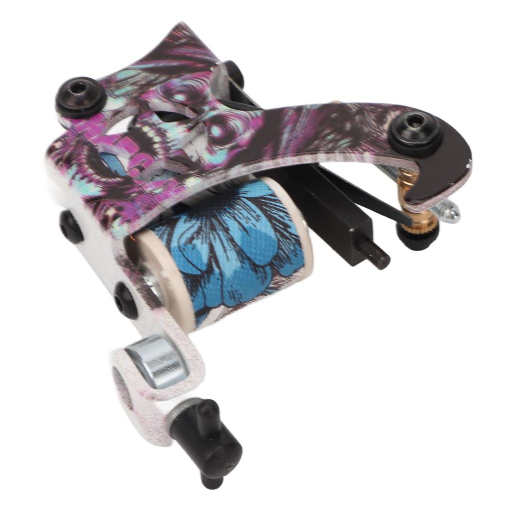 Multicolor Coil Tattoo Machine Professional Salon Alloy 10 Wraps Coil Liner Shader Tattoo Machine