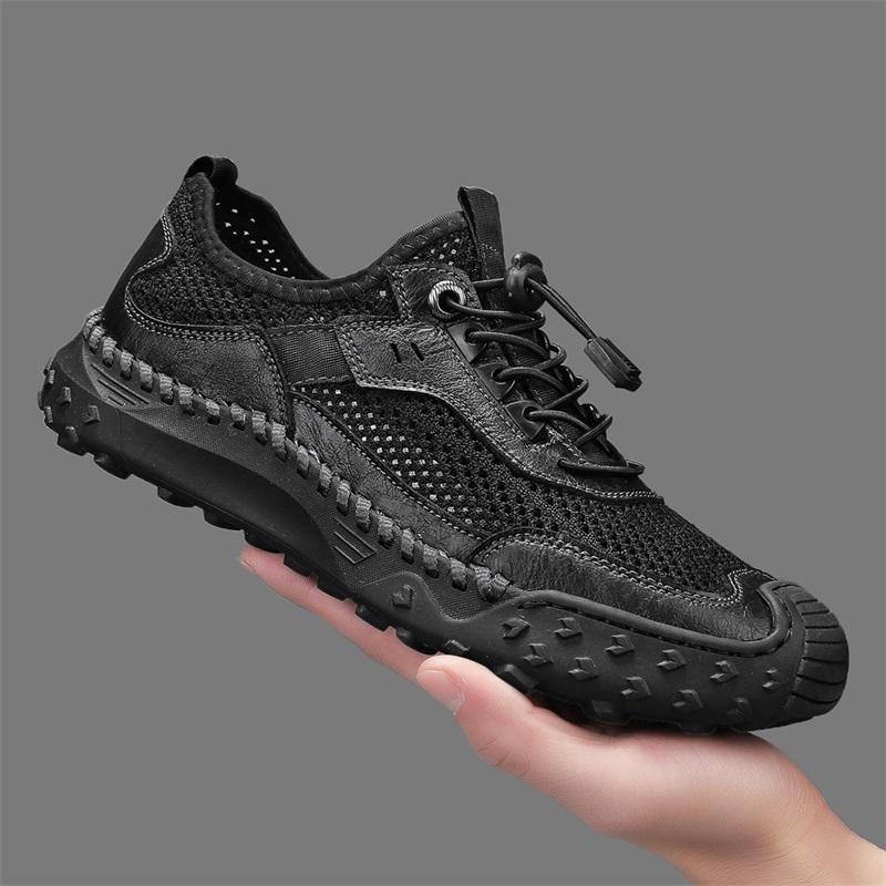 Fashion Breathable Mens Mesh Sneakers Comfort Casual Sport Shoes Fashion Lightweight Sandals Outdoor Male Hiking Shoes Treking Footwear