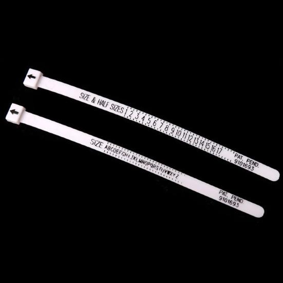Men Women Ring Sizer Official UK/US Finger Measure Gauge Jewelry Accessories