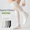 Cottoon Pressure Calf Socks Ultra-thin Fitness Calf Socks Mesh Long Socks Running Yoga Badminton