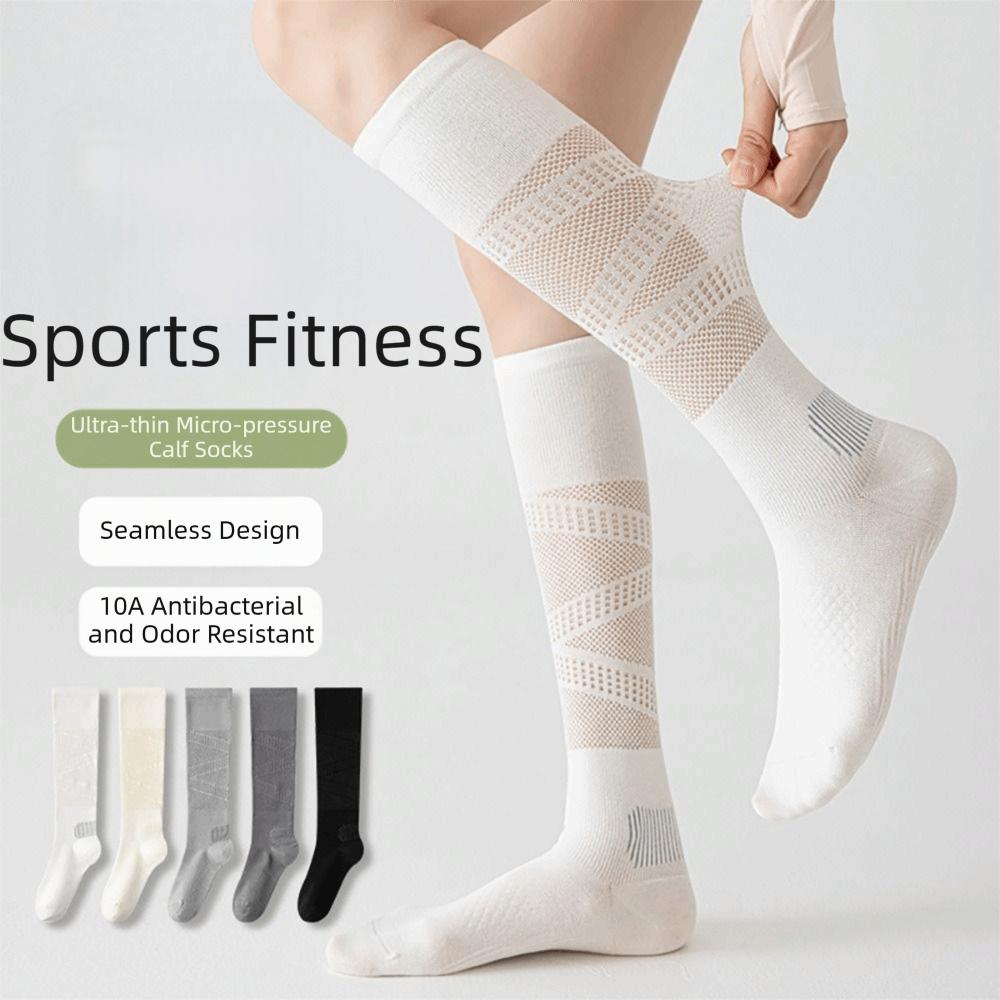 Ultra-thin Pressure Calf Socks Cottoon Mesh Long Socks High Quality Fitness Calf Socks for Women