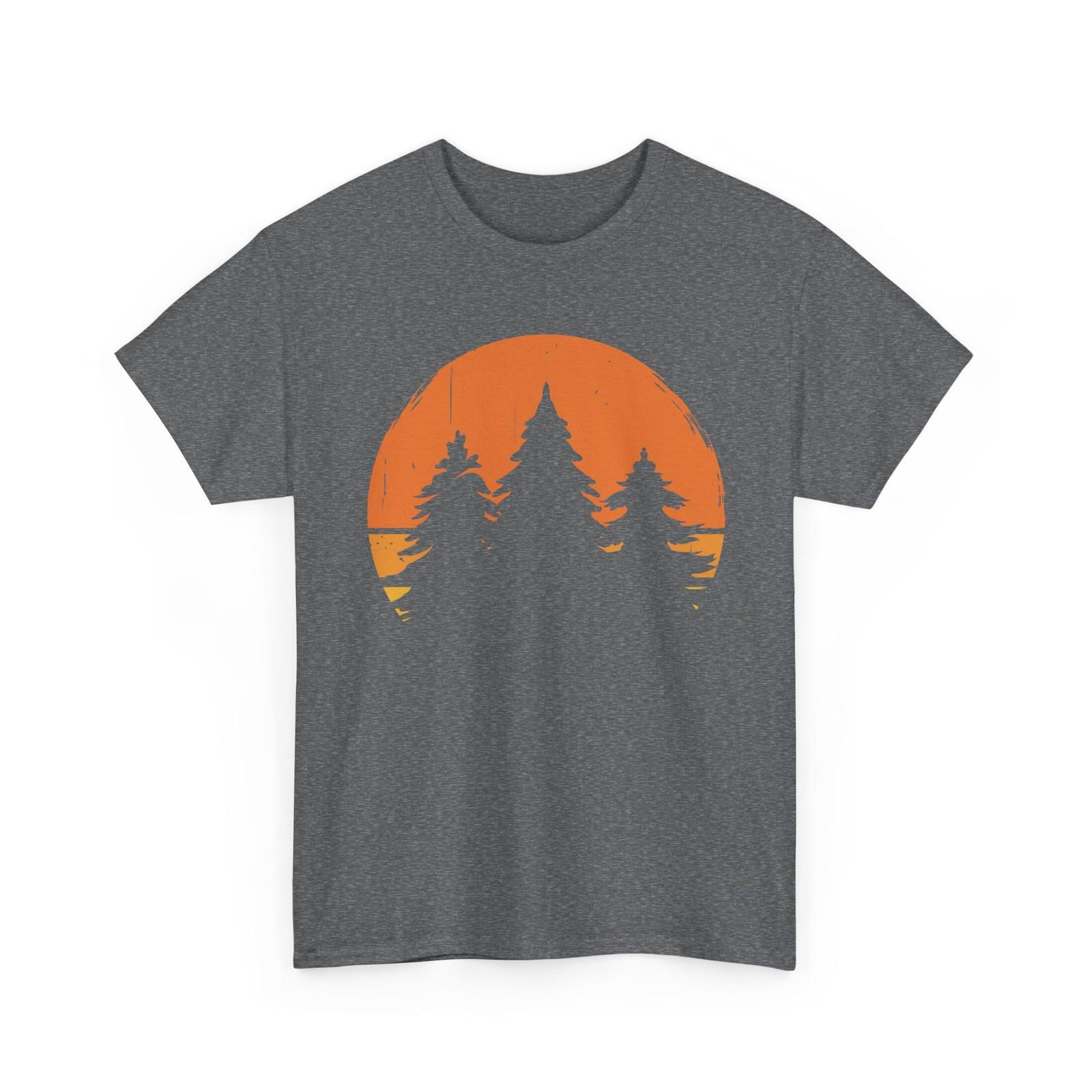 Alaska T-Shirt, Wildlife Lovers Pine Tree Forest Nature Men Shirt XXXL