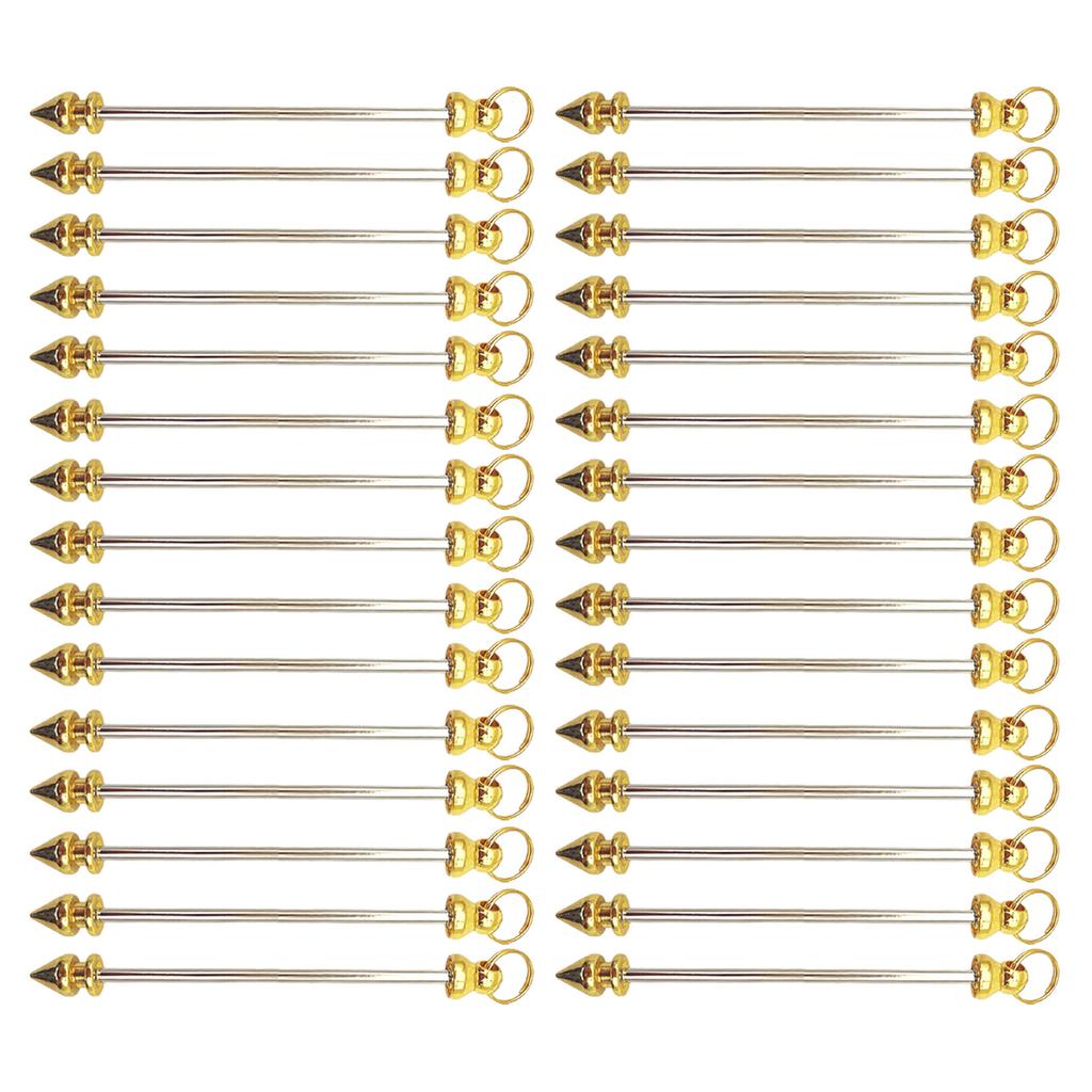 Set of 30 Long Bar Pendant Findings Metal Stick Pendants for Artistic Jewelry Making Necklace Earring Craft Supplies