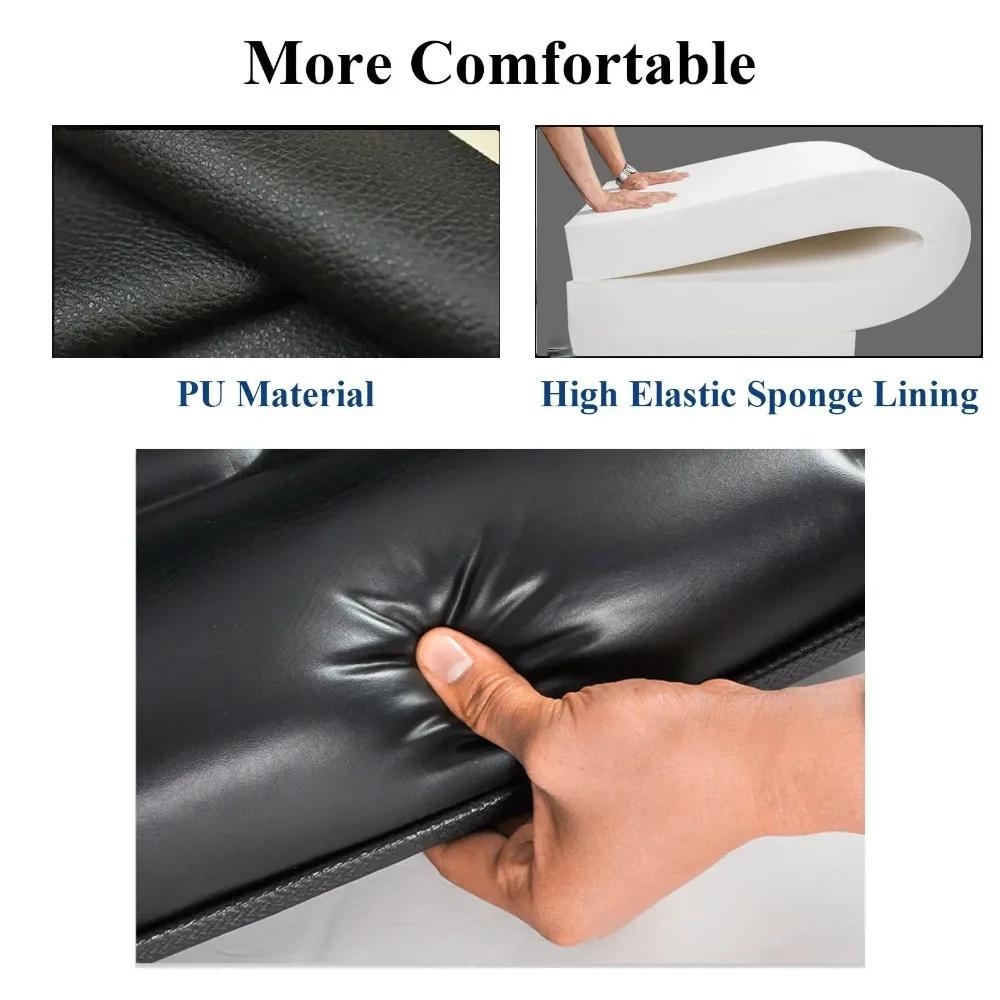Waterproof Tractor Seat with Drainage Holes Adjustable Design Universal Replacement Seat for Riding Lawn Mower Forklift Go Kart
