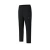 Fleece Lined Warm Simple Comfortable Versatile Knitted Sports Pants Men Bottoms Deep-Black A11M541605FBK