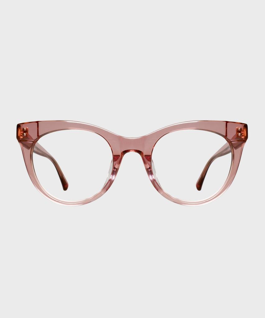 Ilsamsaemem Cat'S Eye Oversized Acetate Transparent Light Pink M000879