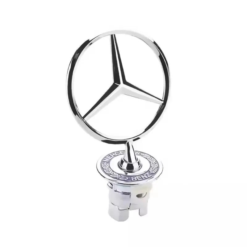

Zinc Alloy Car Front Hood Emblem Badge Accessories For Mercedes Benz AMG W213 W223 W240 W212 W222 W221 W211 W220 W210 W207 W140 синій