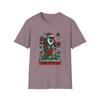 Unisex Softstyle T-Shirt Glitchy Santa Pixel Chaos Digital Elves Christmas