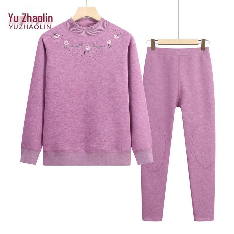 

YUZHAOLIN Women s Thickened Fleece Thermal Underwear Set 2XL