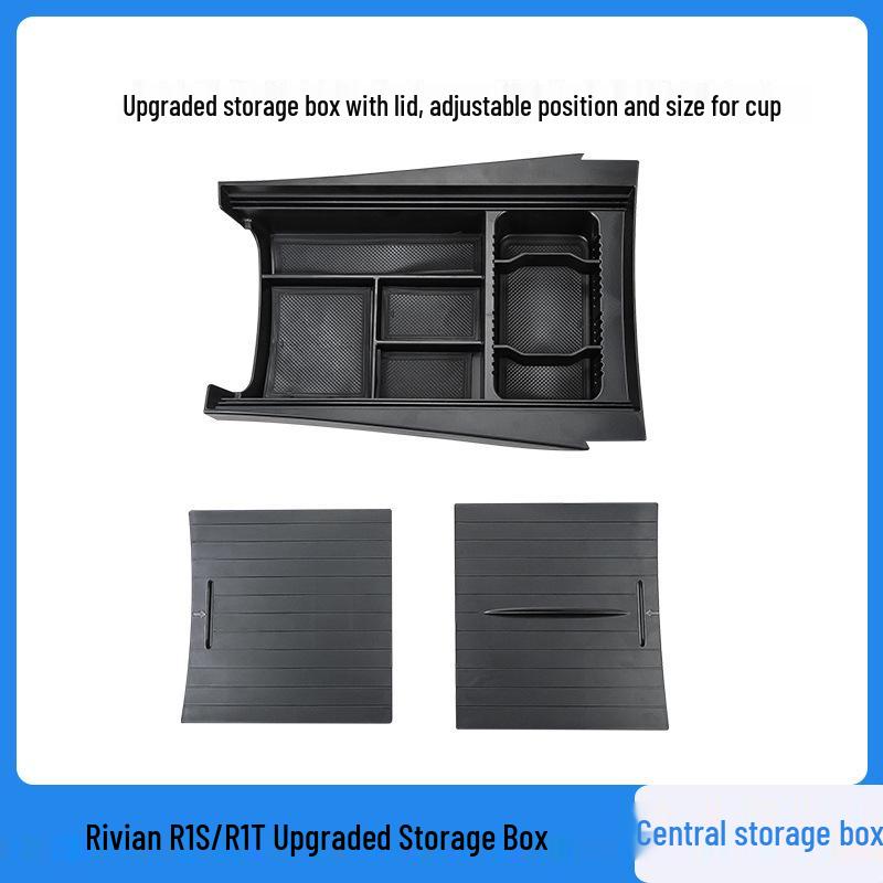 Rivian R1T/R1S Mittelkonsole und Unter-Sitz-Stauraum