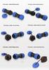 SP/ZS21 Aviation-Grade Waterproof Connector: Male Pin & Female Socket, 2-12 Core Options for Electrical Applications