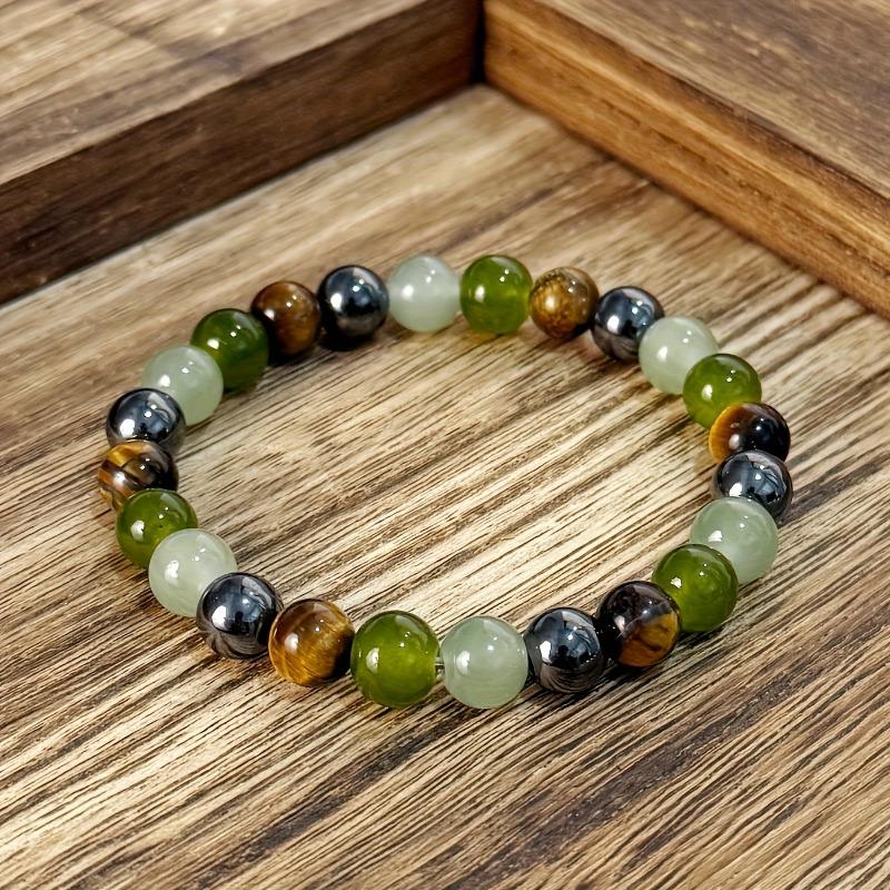 1PC Ladies Bohemian Bracelet - Natural Green, August Birthstone Jewelry, Daily & Special Occasion Bracelets
