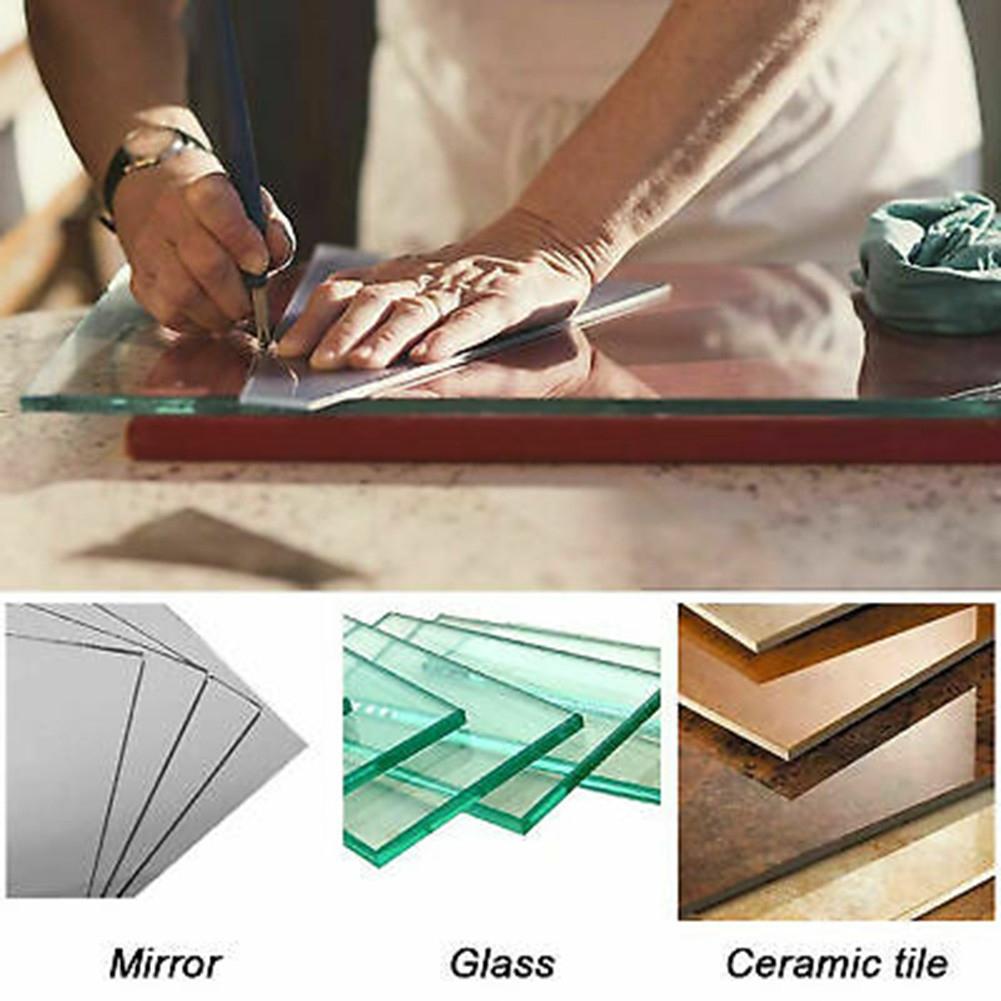 Precise Glass Cutter with Oil Lubrication for Craft and Household Use