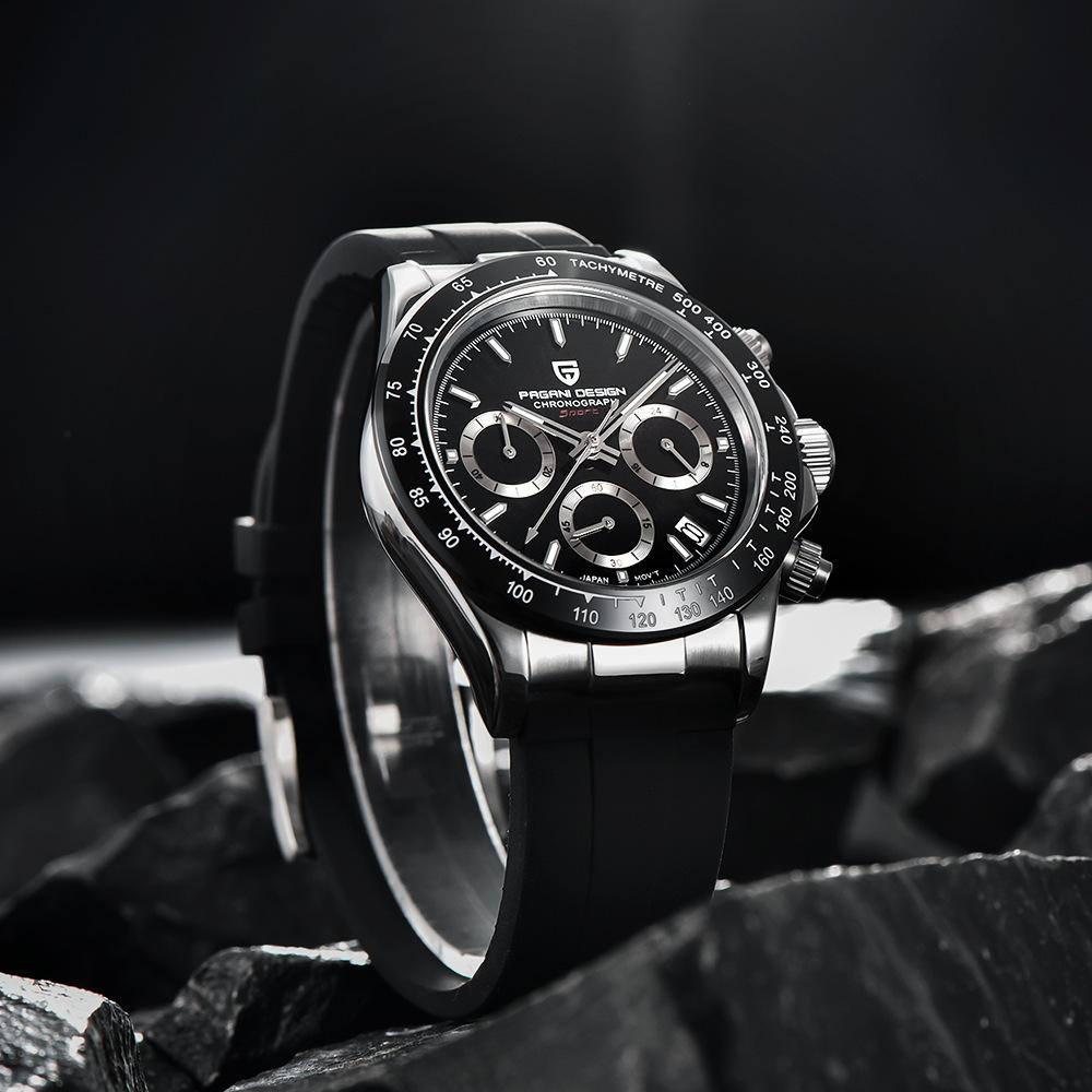 Pagani Design New TOP Brand Luxury Men's Watch with Box Multi-functional 100m Waterproof Fashion Luminous Men's Quartz Watches