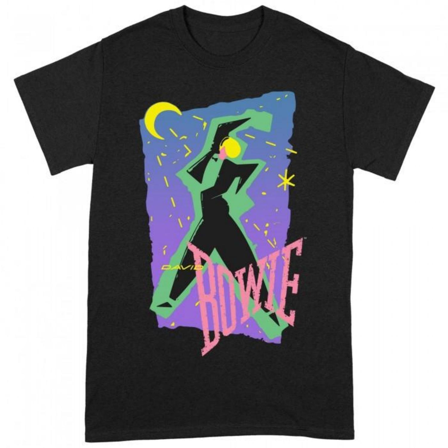 David Bowie Unisex Adult Moonlight Dance T-Shirt S