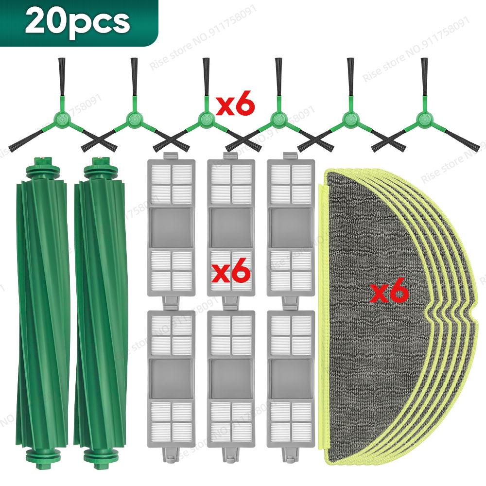 Compatible for iRobot Roomba 205 DustCompactor Combo / Vac Spare Parts Main Brush Filter Mop Cloth Accessories