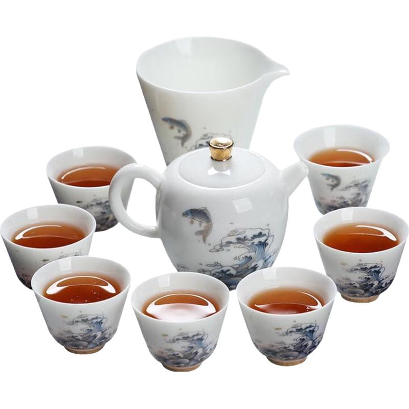 MULTIPOTENT White Porcelain Kung Fu Tea Set