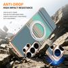 Luxury Carbon Fiber Fold Magnetic Stand Bracket For Magsafe Case For Samsung Galaxy S26 S25 S24 S23 Ultra Shockproof Back Cover