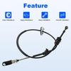 Automatic Transmission Shift Cable Compatible with Jeep Wrangler 3.8L V6 2007-2010 Replacement for 52060164AD 52060164AB 52060164AC 905-603 Shifter