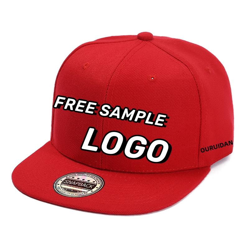 Custom 5-Panel Logo Snap Back Caps Design Sports Fitted Snapback Hat Embroidery Blank Customizable Image чёрный