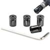 Anti-Theft Tire Valve Caps | 4 Pcs Universal Wheel Valve Stem Cover,Tire Valve Cover