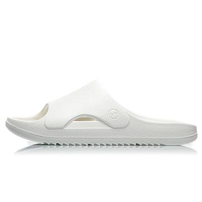Sandale tip papuci Li Ning LN Roxy Anti-Alunecare Durabile Bărbați Încălțăminte Alb AGAR007-1
