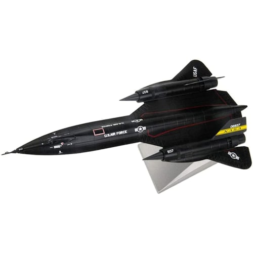 Vrttlkkfe 1/144 Diecast A-71A Blackbird Reconnaissance Airplane Model, Perfect for Kids, Adults, Home, and Office Decor