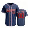 Benutzerdefiniertes Baseballtrikot Kurzarm Knopfleiste Personalisierte Teamnummer Gestickt Sportshirt für Männer Frauen