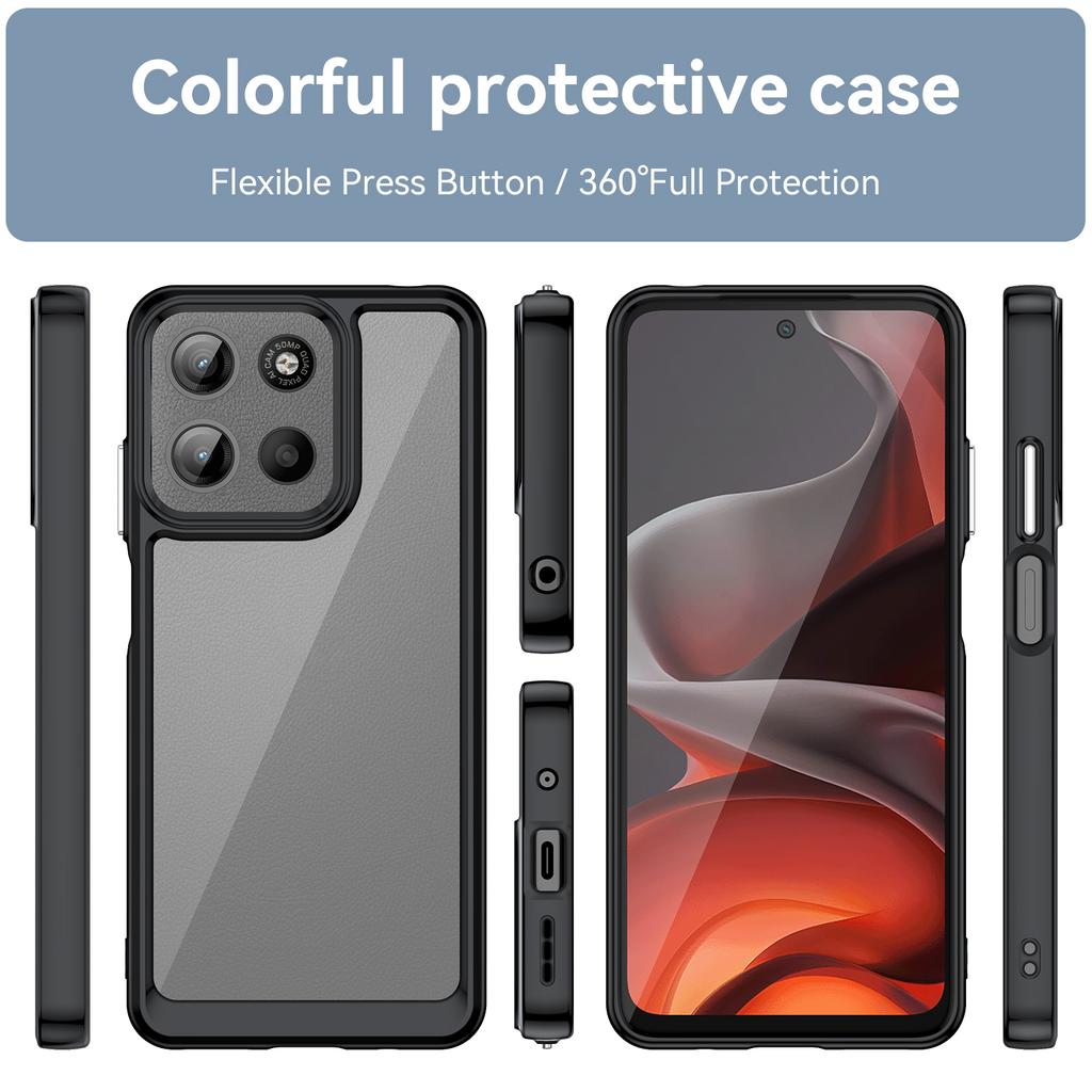For Motorola Moto G15 4G TPU+Acrylic Protective Clear Phone Cover