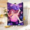 Animation B-BeeS and PuppyCatS Throw Soft Warm Throw Blanket for Bedroom Living Room Bed Travel Camping Picnic Gift