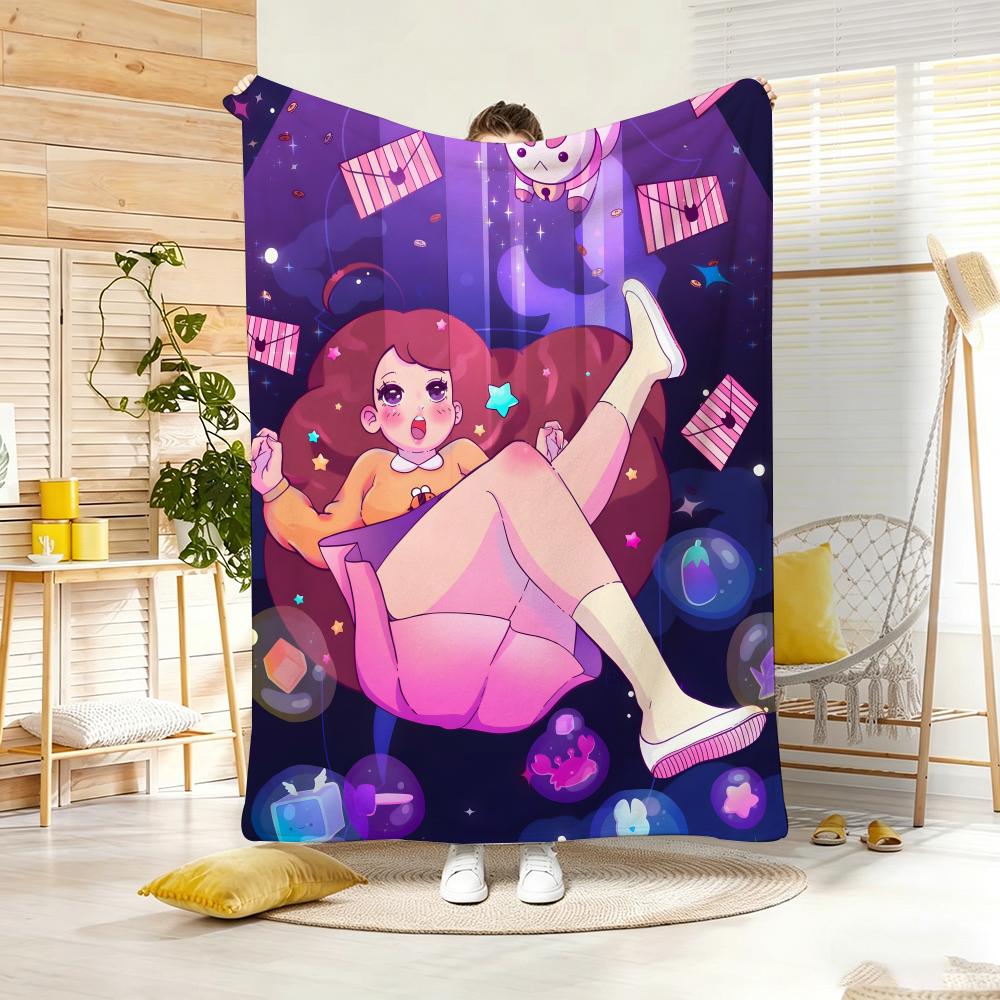 Animation B-BeeS and PuppyCatS Throw Soft Warm Throw Blanket for Bedroom Living Room Bed Travel Camping Picnic Gift
