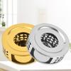 Teapot Warmer 430 Stainless Steel Hollow Design Coffee Pots Candle Base Stand for Household Glass Teapot Tea Stove Milk Warmer