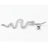 Sexy Belly Navel Piercing Stainless Steel Fashion Snake Belly Ring For Women Body Jewelry