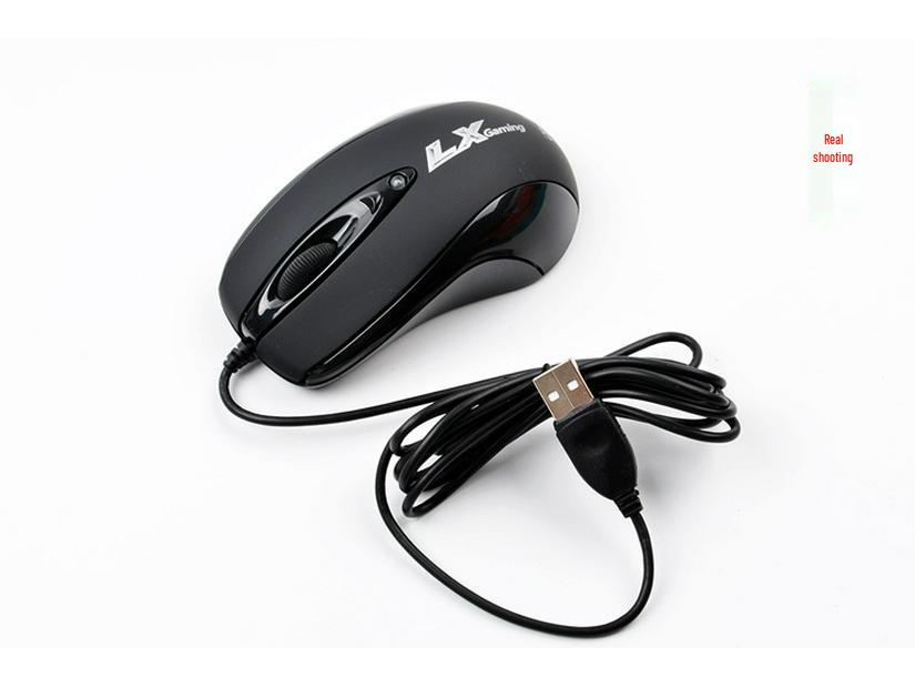 Lisheng LX-305 CF Variable Speed Gaming Mouse: Matte Finish, Wired USB, Optimized for Warcraft and LOL