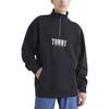 Tommy Hilfiger Letter Print Half-Zip Sweatshirt Men Sweatshirts Black DM0DM15021-BDS
