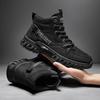 New Fashion Autumn And Winter Men's High Top Martin Boots Students Male Boys Trending Soft Sole Work Shoes Labor Protection Martin Sneakers