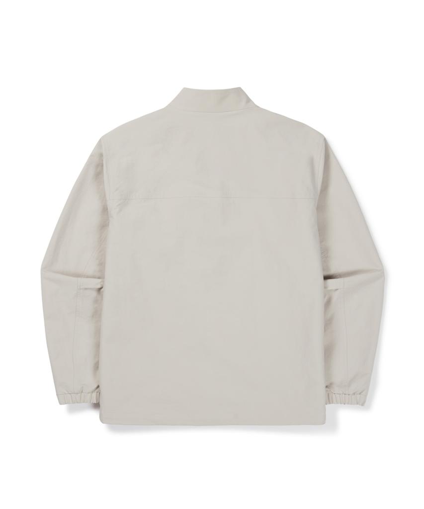 SNOWPEAK APPAREL Camp Dry Stand Neck Windbreaker (S26Fmfwb62) Light Beige